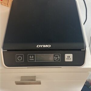 Dymo Postal Scale in Black with Silver Label
